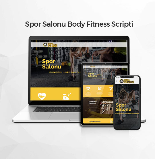 Spor Salonu Body Fitness Scripti - Full İçerik Full Kontroll