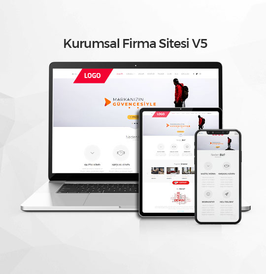 Kurumsal Firma Sitesi V5 - Full İçerik Full Kullanım