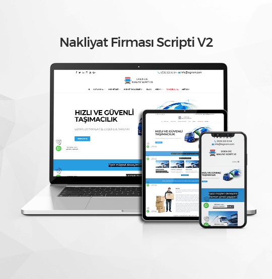 Nakliyat Firması Scripti V2 - Full İçerik Full Kontroll